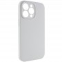 Чохол Silicone Case Full Camera Protective (AA) NO LOGO для Apple iPhone 14 Pro Max (6.7") Білий / White