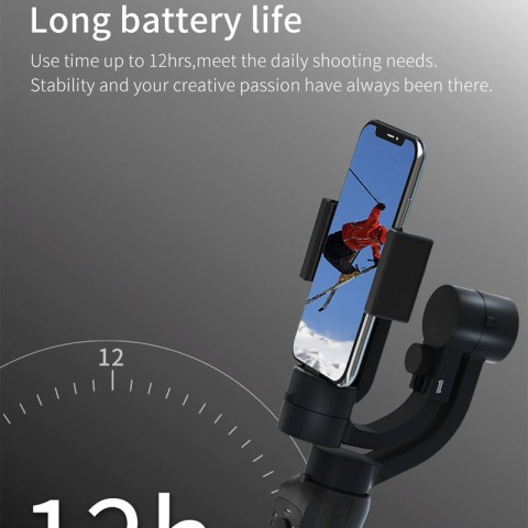 Стабілізатор WIWU S5B Three-Axis Motorized Gimba Stabilizer Black