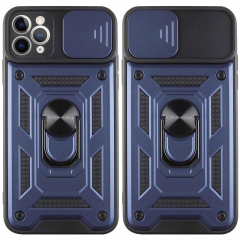 Чохол Ummi Camshield Serge Ring для Apple iPhone 11 Pro (5.8") Синій / Navy