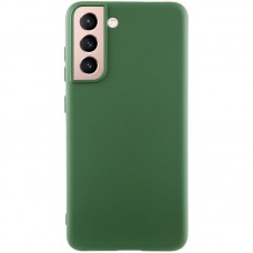 Чохол Silicone Cover Ummi Lakshmi (AA) для Samsung Galaxy S21 Зелений / Dark green