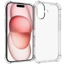 TPU чехол GETMAN Ease logo усиленные углы для Apple iPhone 16 Plus (6.7")