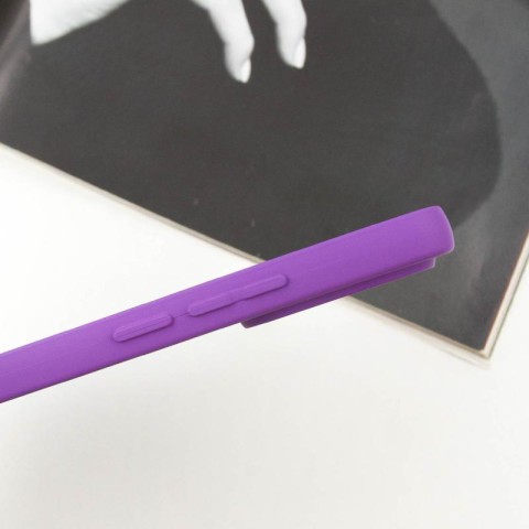 Чохол TPU GETMAN Liquid Silk Full Camera для Xiaomi Redmi Note 13 4G Фіолетовий / Purple
