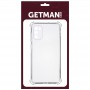 TPU чохол GETMAN Ease logo посилені кути для Samsung Galaxy A02s Безбарвний (прозорий)