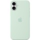 Чохол Silicone case (AAA) with Magsafe and Animation (button) для Apple iPhone 16 Plus (6.7") Aquamarine