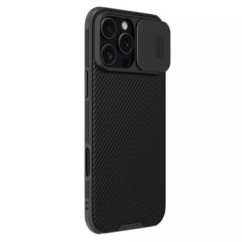 Карбонова накладка Nillkin CamShield Pro Magnetic для Apple iPhone 16 Pro (6.3") Black