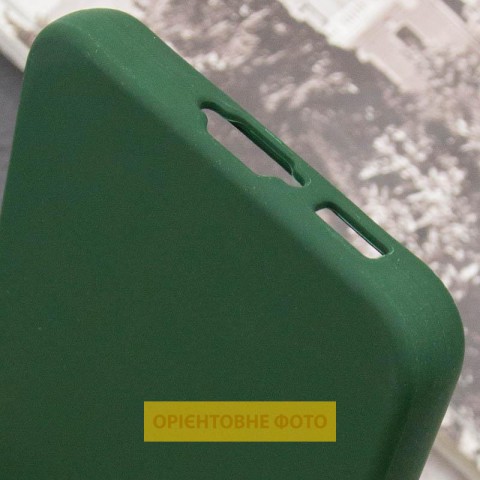 Чохол Silicone Cover Lakshmi Full Camera (AAA) для Samsung Galaxy S25 Edge Зелений / Cyprus Green