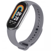 Силіконовий ремінець для Xiaomi Mi Band 8/9/10 Сірий / Dark Gray