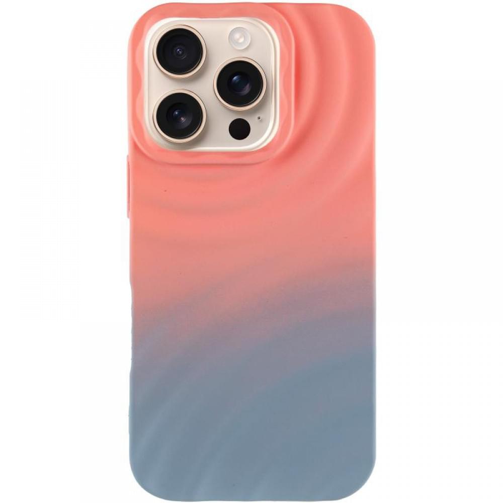 Чохол TPU ColorWave для Apple iPhone 16 Pro (6.3") Peach / Sky
