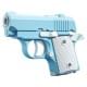 Дитячий іграшковий пістолет-антистрес Blue / White