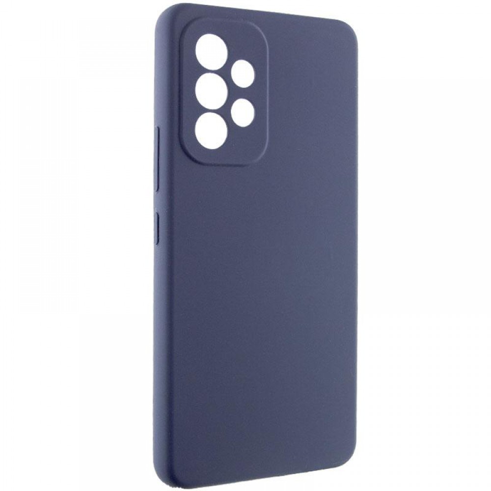 Чохол Silicone Cover Lakshmi Full Camera (AAA) для Samsung Galaxy A32 5G Темно-синій / Midnight blue