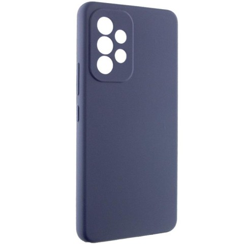 Чохол Silicone Cover Lakshmi Full Camera (AAA) для Samsung Galaxy A32 5G Темно-синій / Midnight blue