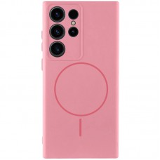 Чохол Silicone Cover Lakshmi Full Camera (AA) with MagFit для Samsung Galaxy S24 Ultra Рожевий / Light pink