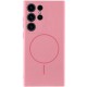 Чохол Silicone Cover Lakshmi Full Camera (AA) with MagFit для Samsung Galaxy S24 Ultra Рожевий / Light pink