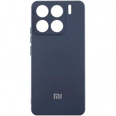 Чохол Silicone Cover Lakshmi Full Camera (AA) with logo для Xiaomi 15 Pro Синій / Midnight blue