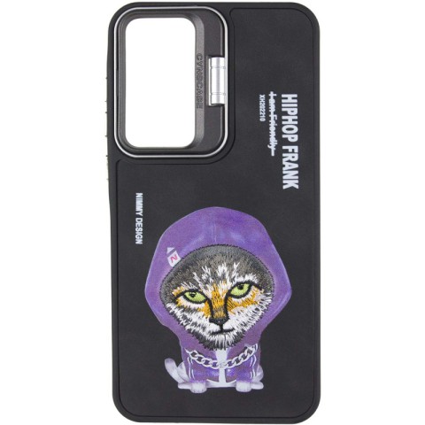 TPU+PC чохол Friends для Xiaomi Redmi Note 13 Pro 4G / Poco M6 Pro 4G Black Cat