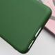 Чохол TPU GETMAN Liquid Silk Full Camera для Samsung Galaxy S21 Зелений / Dark green