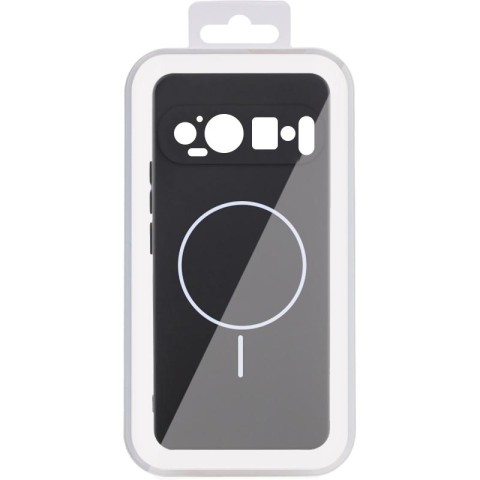 Чохол Silicone Cover Lakshmi Full Camera (AA) with MagFit для Google Pixel 9 Pro XL Чорний / Black