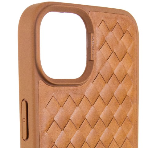Шкіряний чохол Polo Santa Barbara для Apple iPhone 15 Plus (6.7") Brown