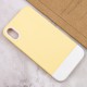 Чохол TPU+PC Bichromatic для Apple iPhone X / XS (5.8") Creamy-yellow / White