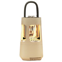 Кемпінговий ліхтар акумуляторний QD08 2in1 + Bluetooth колонка Biege