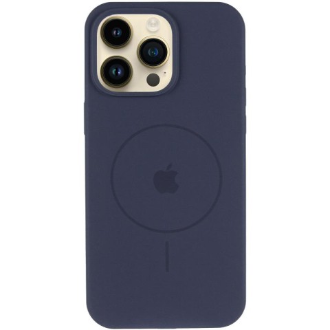 Чохол Silicone Case Full Protective (AA) V2 with MagSafe для Apple iPhone 11 Pro (5.8") Темно-синій / Midnight blue