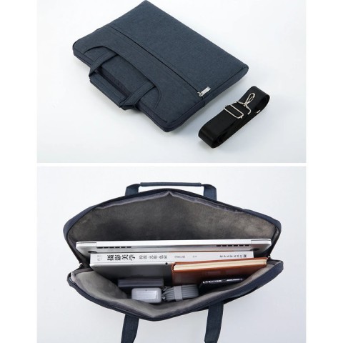 Сумка для ноутбуку Denim with Straps 13/14.2'' Navy Blue