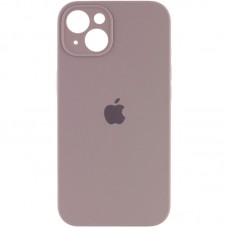 Чохол Silicone Case Full Camera Protective (AA) для Apple iPhone 15 Plus (6.7") Сірий / Lavender
