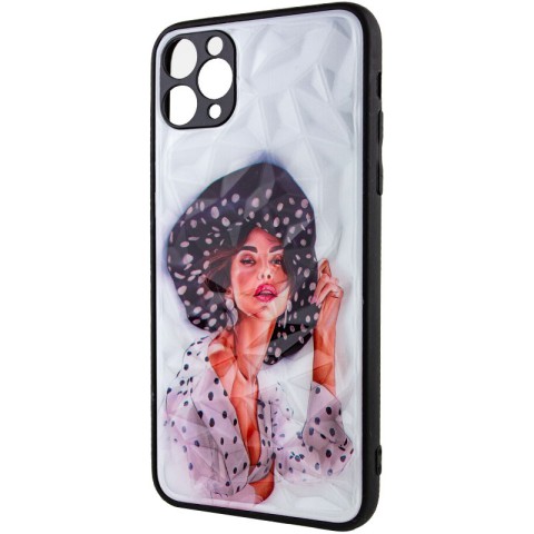 TPU+PC чохол Prisma Ladies для Apple iPhone 11 Pro Max (6.5") Girl in a hat