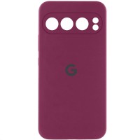 Чохол Silicone Cover Lakshmi Full Camera (AAA) with Logo для Google Pixel 9 Pro XL Бордовий / Plum