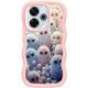 Чохол TPU Cloudy Pictures для Xiaomi Redmi 13 4G/5G / Poco M6 4G Owls