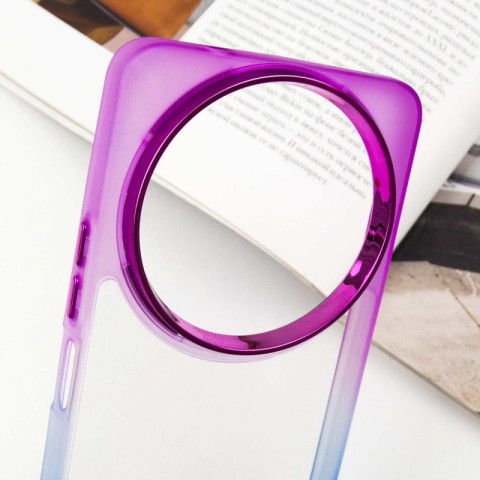 Чохол TPU+PC Fresh sip series для Xiaomi Redmi A3 Синій / Фіолетовий