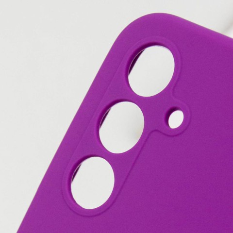 Чохол Silicone Cover Lakshmi Full Camera (AAA) для Samsung Galaxy A36 5G Сливовий / Purple