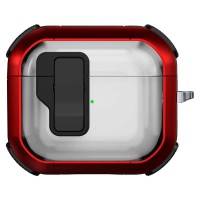 Футляр протиударний Locking Button для навушників Airpods 4 Red