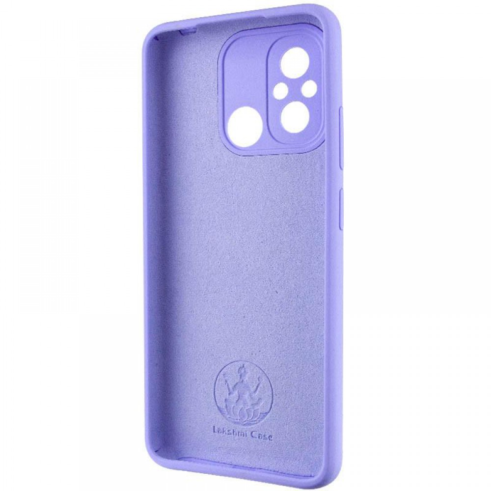 Чохол Silicone Cover Lakshmi Full Camera (AAA) with Logo для Xiaomi Redmi 12C Бузковий / Dasheen