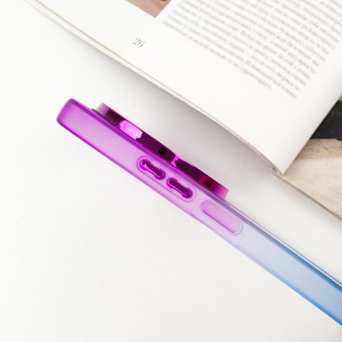 Чохол TPU+PC Fresh sip series для Xiaomi Redmi A3 Синій / Фіолетовий