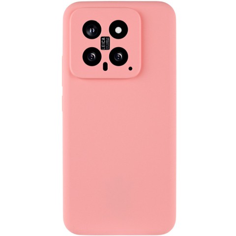 Чохол Silicone Cover Lakshmi Full Camera (AA) для Xiaomi 14 Рожевий / Pink