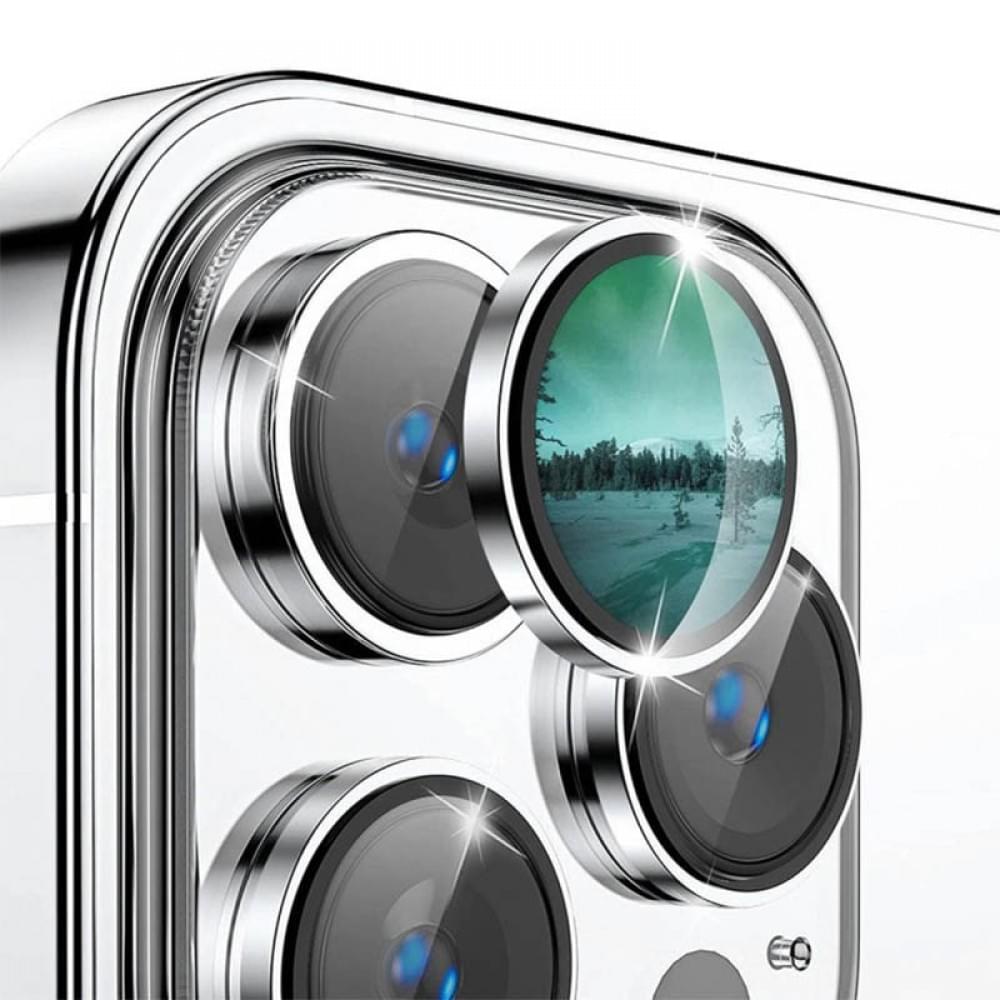 Защитное стекло Metal Classic на камеру (в упак.) для Apple iPhone 14 Pro (6.1") / 14 Pro Max (6.7")