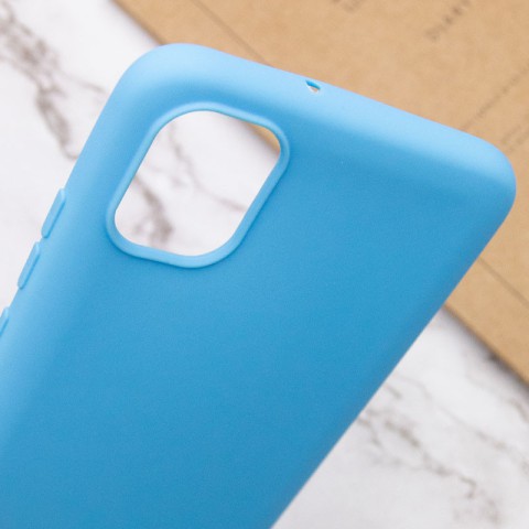 Силіконовий чохол Candy для Samsung Galaxy A04 Блакитний