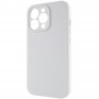 Чохол Silicone Case Full Camera Protective (AA) NO LOGO для Apple iPhone 14 Pro Max (6.7") Білий / White