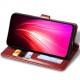 Шкіряний чохол книжка GETMAN Gallant (PU) для TECNO Spark 8P Червоний