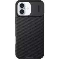 Карбонова накладка Nillkin CamShield Pro Magnetic для Apple iPhone 16 Plus (6.7") Black