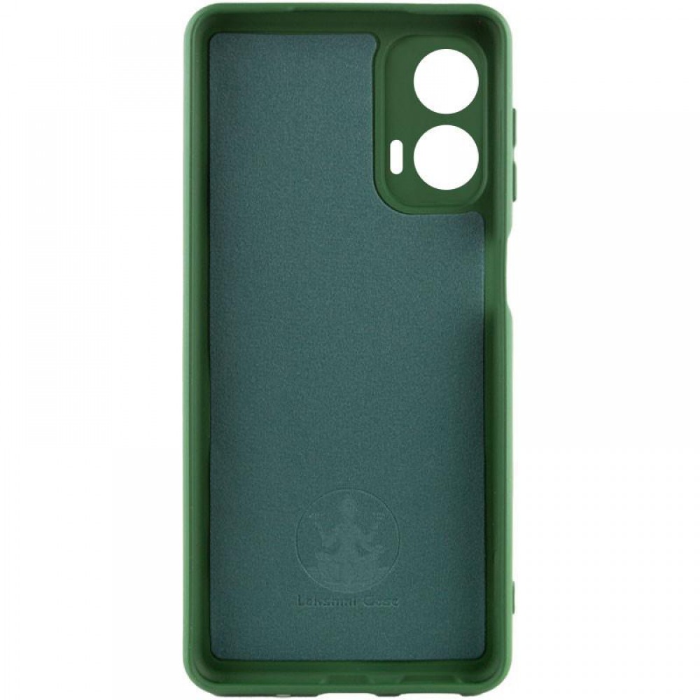 Чохол Silicone Cover Ummi Lakshmi Full Camera (AA) для Motorola Moto G85 Зелений / Dark green