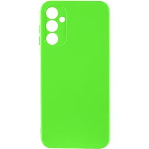 Чохол TPU GETMAN Liquid Silk Full Camera для Samsung Galaxy M34 5G Салатовий / Neon Green