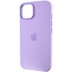 Чехол Silicone Case Metal Buttons (AA) для Apple iPhone 14 (6.1")