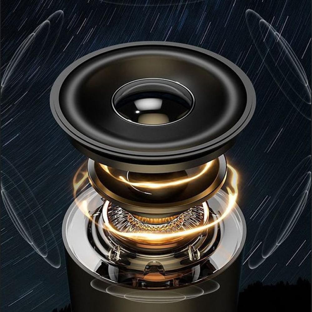 Кемпінговий ліхтар акумуляторний QD08 2in1 + Bluetooth колонка Biege