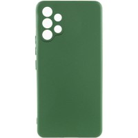 Чохол TPU GETMAN Liquid Silk Full Camera для Samsung Galaxy A32 4G Зелений / Dark green