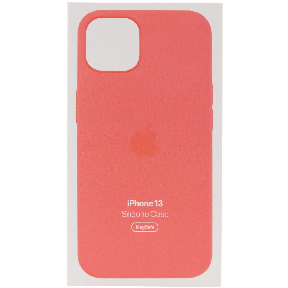 Чехол Silicone case (AAA) with Magsafe and Animation для Apple iPhone 13 (6.1")