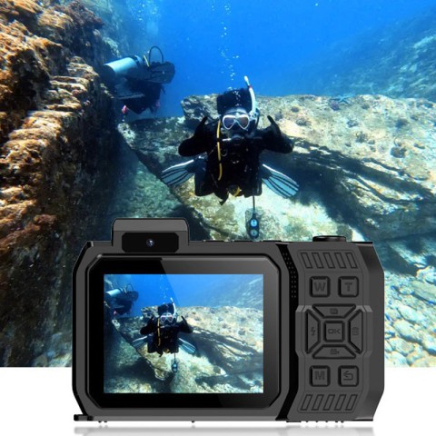 Водонепроникна цифрова камера D50 (IP68) Black