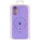 Чохол Silicone Case Full Protective (AA) V2 with MagSafe для Apple iPhone 17 (6.3") Бузковий / Dasheen