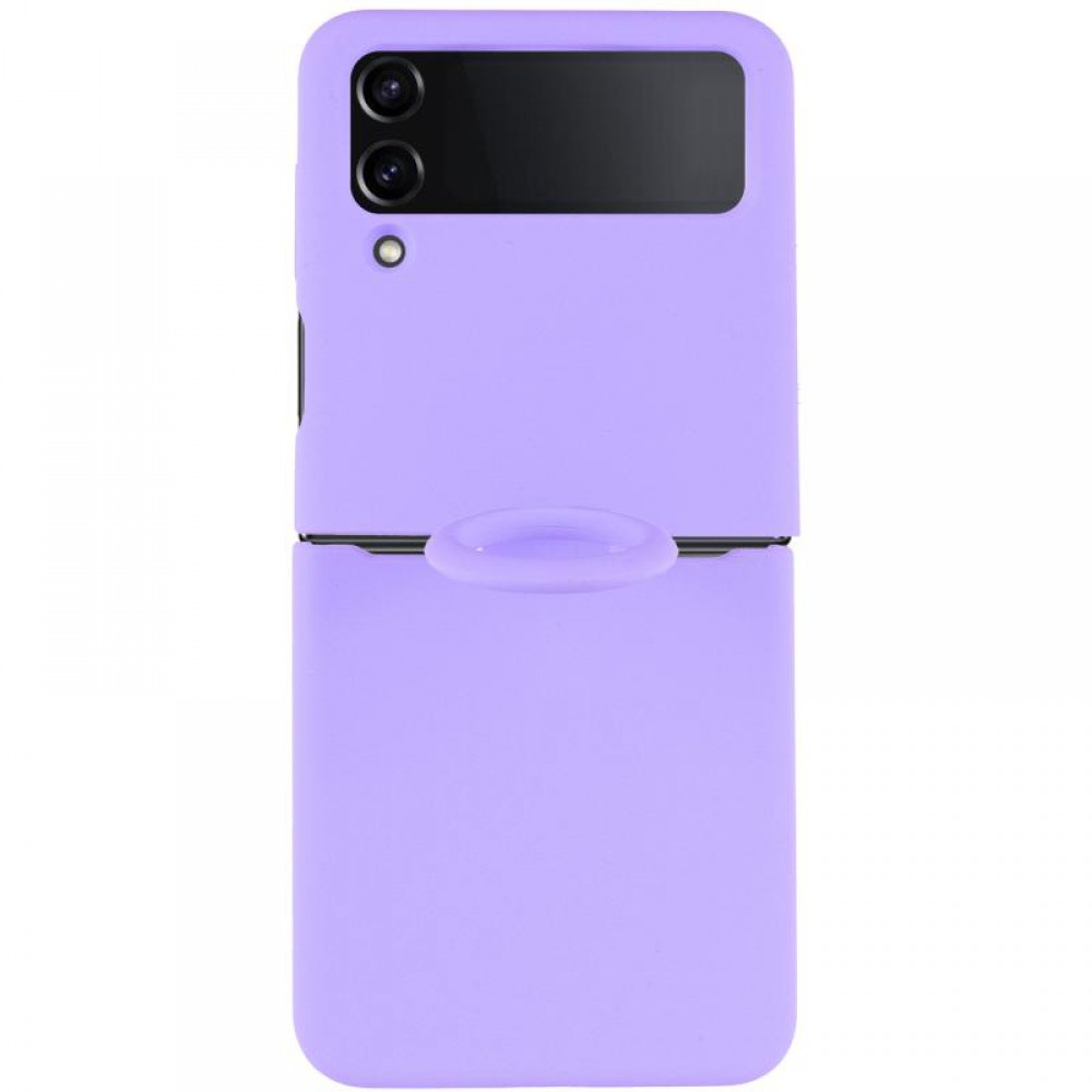 Чохол Foldables Silicone Cover Lakshmi (AAA) для Samsung Galaxy Z Flip4 Бузковий / Dasheen
